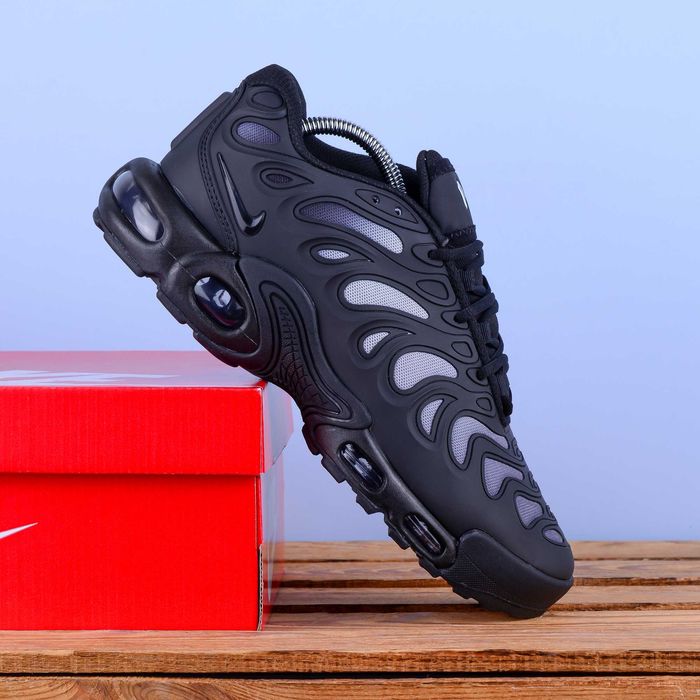 (2369) Акція! Кросівки Nike Air Max TN Plus Drift чорні з сірим (41-45) найк найки В'єтнам