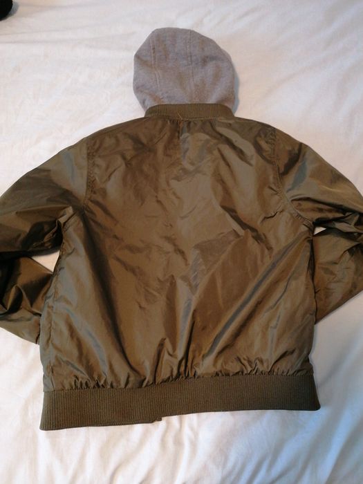 Casaco Impermeável, forrado, verde tropa