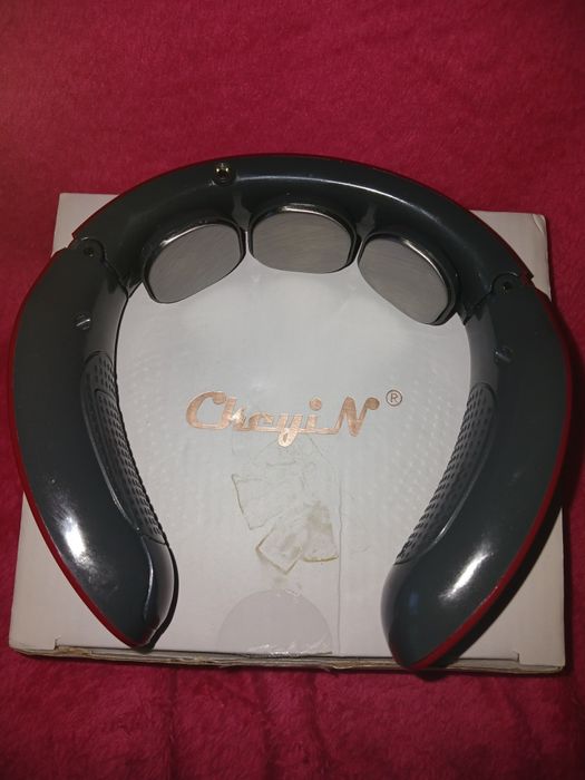 Смарт микрочастотный импульсный массажёр для шеи электрические токи