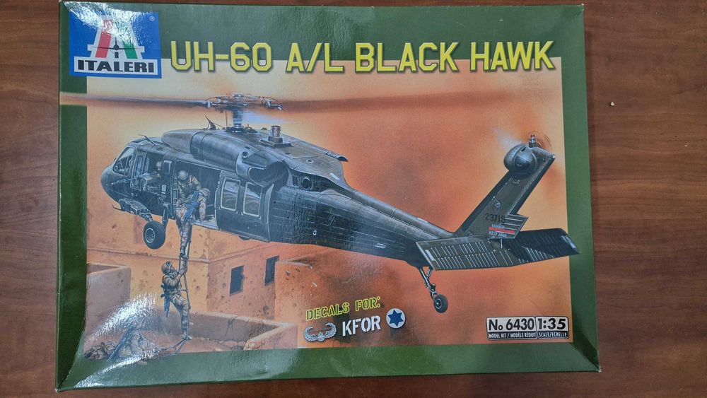 Modelismo kit UH-60 A'l Black Hawk 1:35 , kit montagem UH-60 A'l