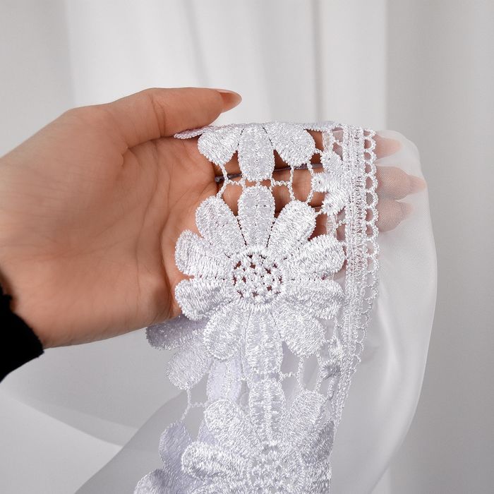 WYPRZEDAŻ Gotowa firana z gipiurą