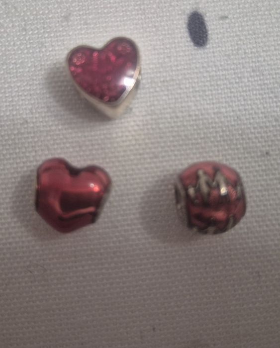 Charmsy Pandora 3 szt.