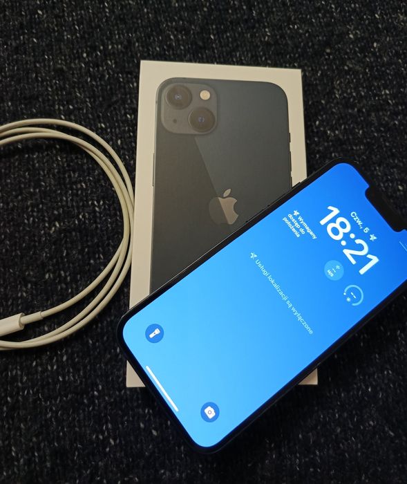 Telefon Apple iPhone 13 Midnight, 88% kondycja baterii