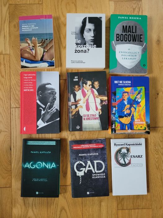 Zestaw reportaży, 9 sztuk