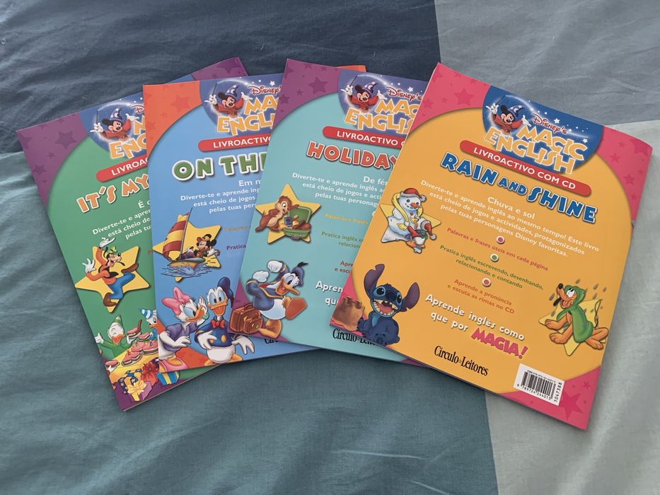 Magic English da Disney (4 Livros com CD).