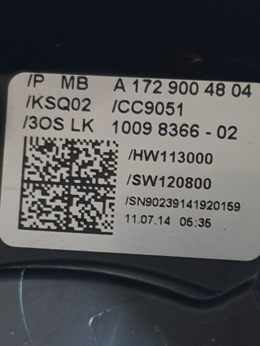 Mercedes  slk R172 Moduł MRM pająk moduł manetki
