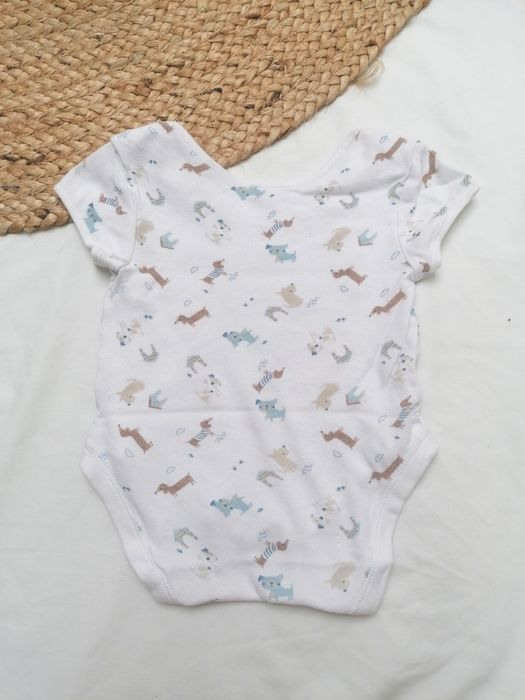 Body Branco com Cãezinhos