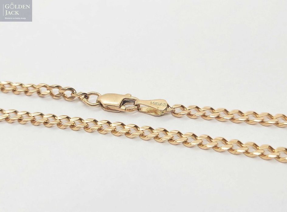 Złoty łańcuszek męska Pancerka różowe złoto pr. 585 13,25 g dł. 60 cm