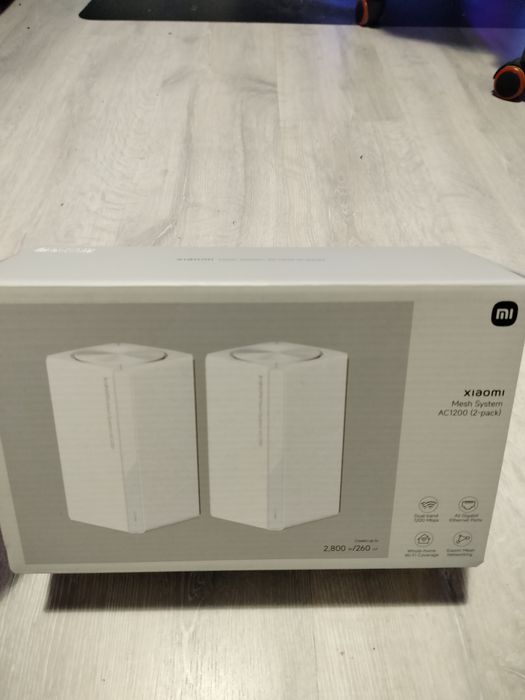 Zestaw Routerów Wi-Fi Mesh Xiaomi AC1200 (2-pack) | Stan Idealny / Box