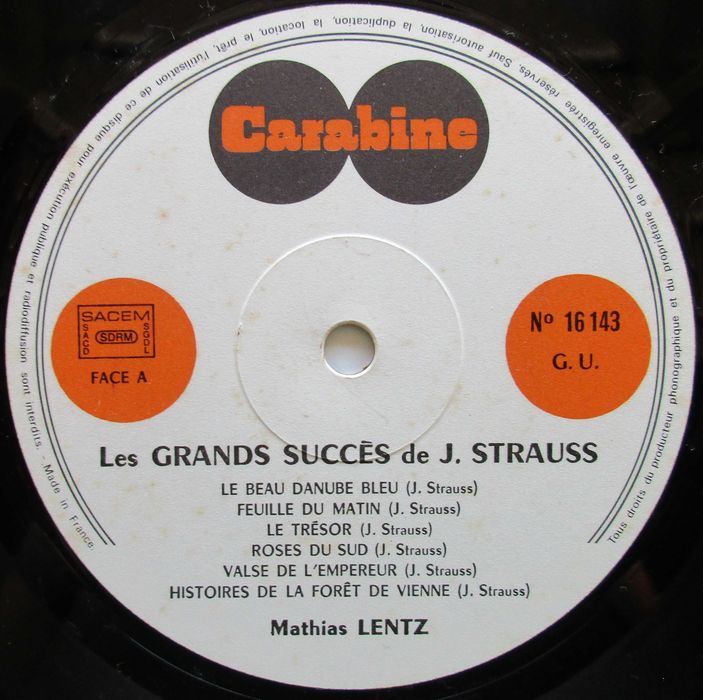 Johann Strauss - - - - - LP