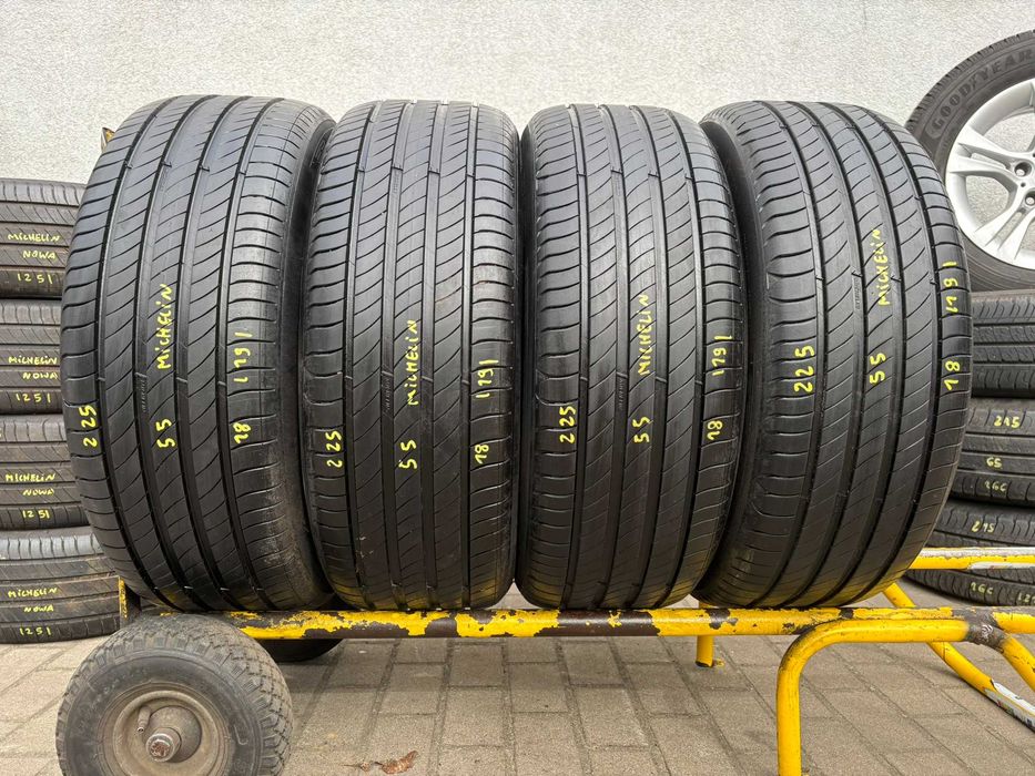 4X OPONY LETNIE 225/55R18 102V Michelin Primacy 4 S1 XL Rant Ochronny 7MM 2019R SPRAWDZONE CAŁE! #230500