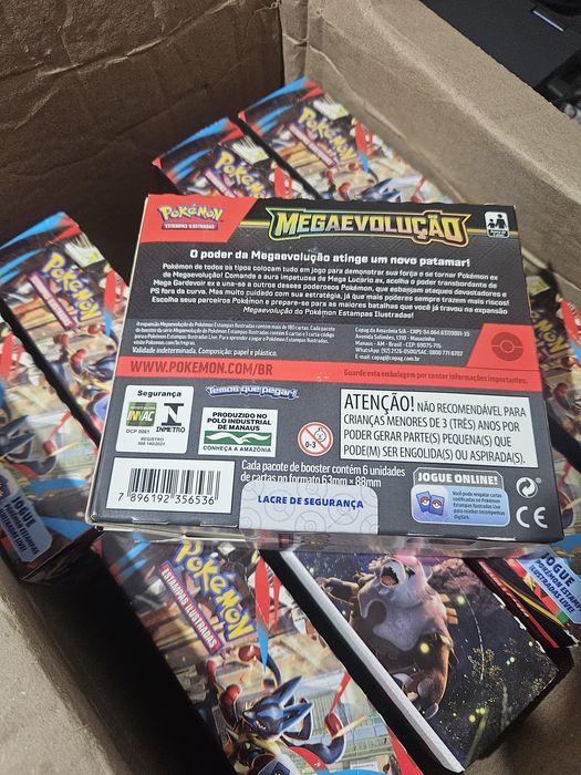 Pokémon TCG – Mega Evolução Booster Box (Português PT) | Selada | Orig