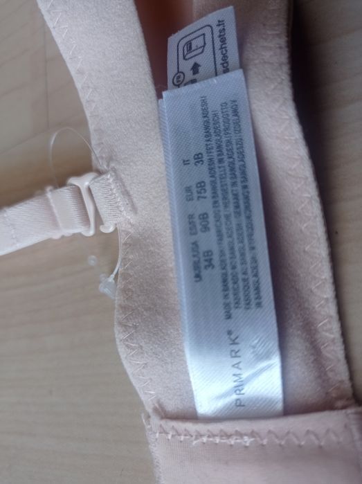 Nowy Beżowy biustonosz Primark 75b