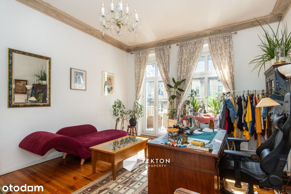 Duże słoneczne mieszkanie z balkonem na Łazarzu