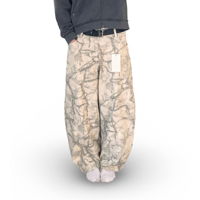Широкі Штани Zara Camo Pants Джинси Зара Камуфляжні Barrel Baggy