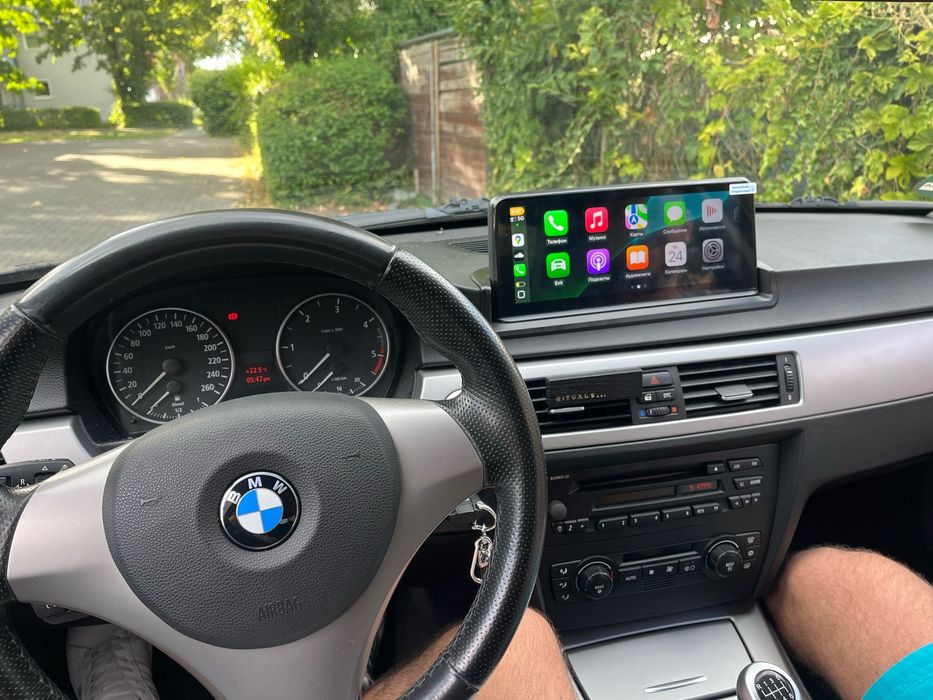 Tela Android 14 com GPS BMW E90 E91 E92 E93 + Idrive incluído.