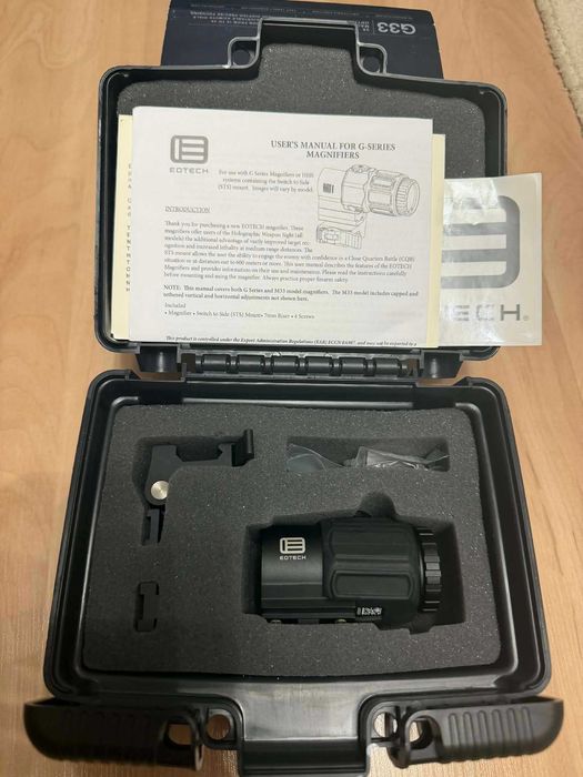 EoTech Kolimator + Powiększalnik