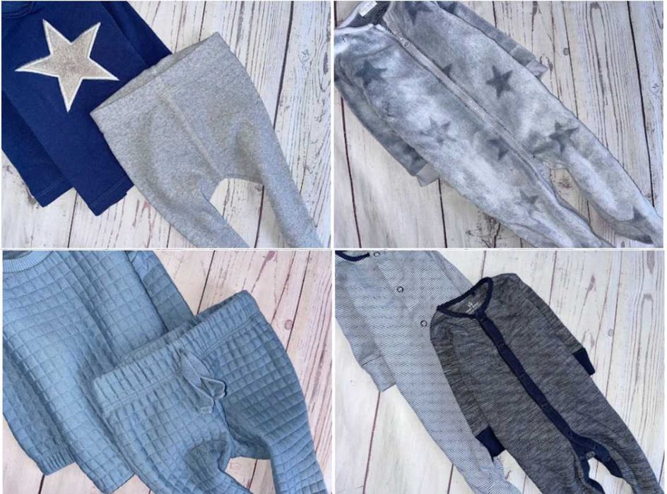 Wyprawka Mega Paka 84szt Dla chłopca 50/56/62/68 zara adidas firmówki