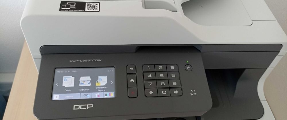 Brother DCP-L3550CDW – Impressora Multifunções Laser Cores Silenciosa