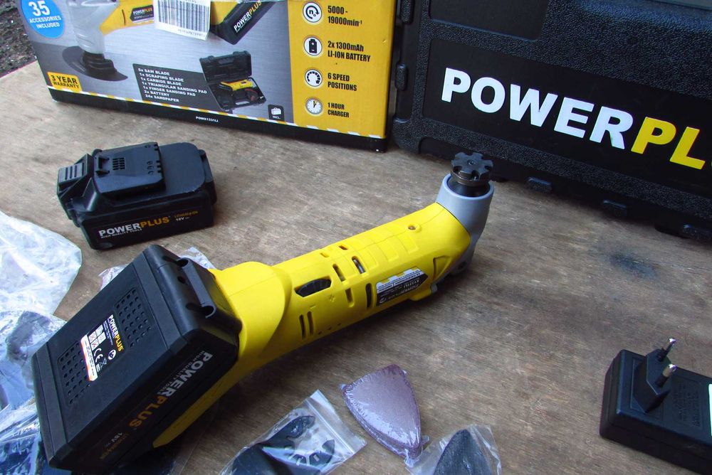 Акумуляторний реноватор, мультиінструмент Powerplus POWX1331LI(Бельгія