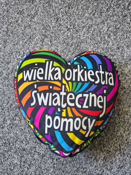 Poduszka WOŚP jak nowa