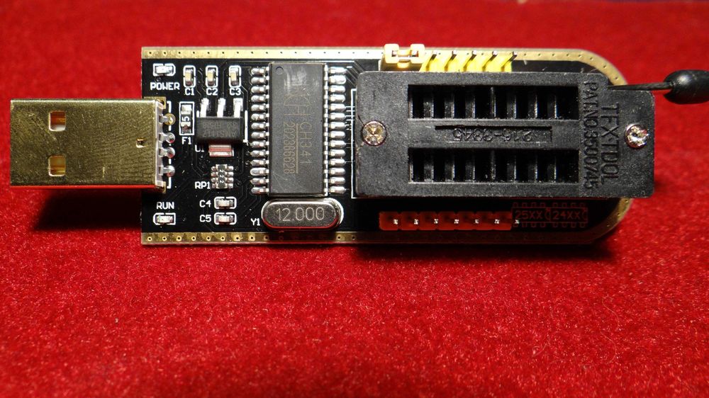 USB Программатор CH341 CH341B Gold SPI FLASH EEPROM: 160 грн. - Інші ...