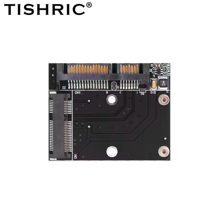 Адаптер TISHRIC M.2 MSATA SSD на 2,5 SATA, конвертер M2 Mini PCI SSD
