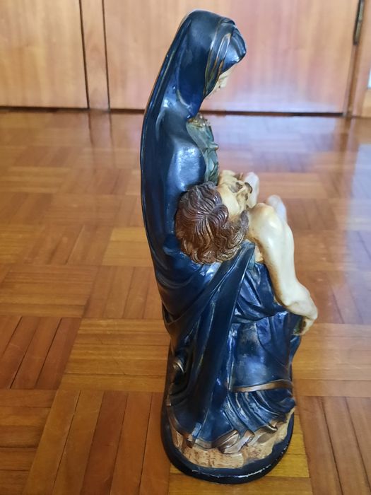 Escultura de Pietá - Nossa Senhora com Cristo  - 36 cm