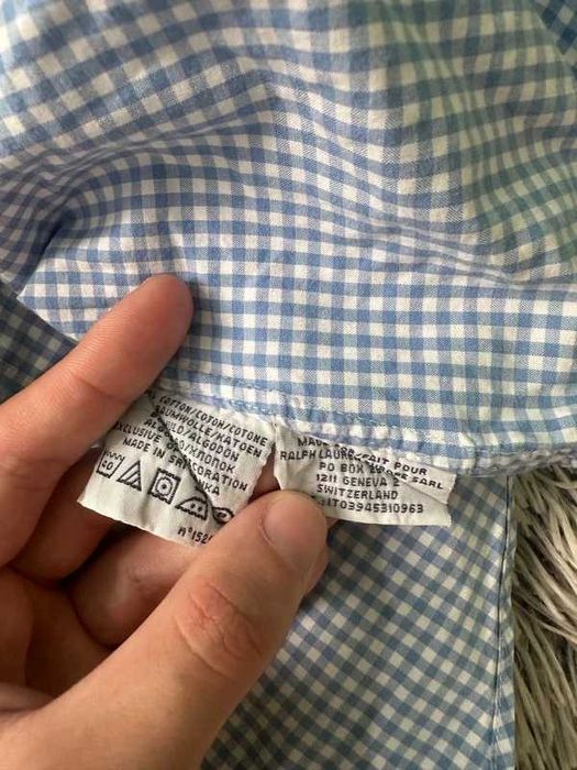 Polo Ralph Lauren Custom Fit – Klasyczna Koszula w kratę z Haftem