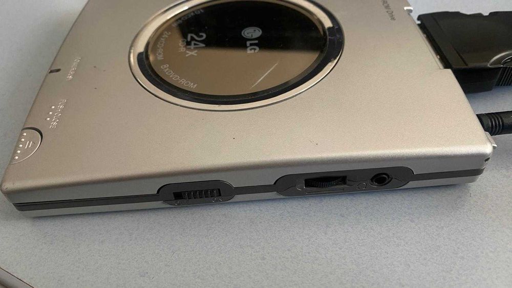 LG Leitor portátil CD-RW DVD-ROM Drive
