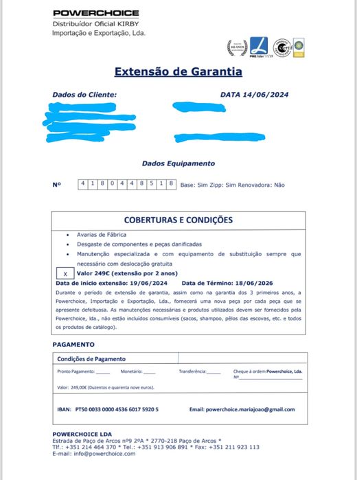 Aspirador kirby AVALIR 2 com garantia