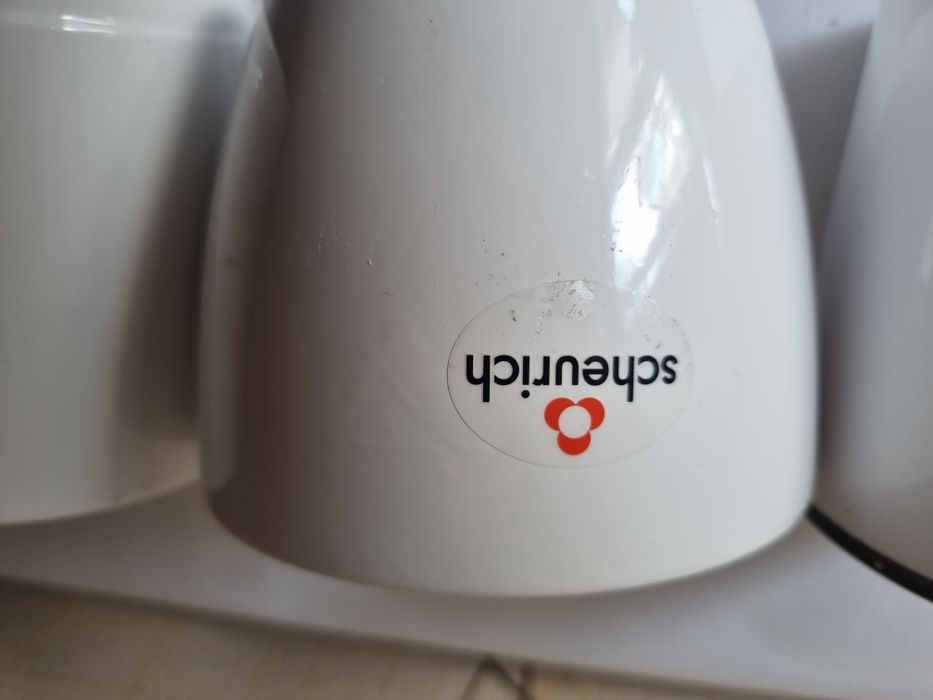 Trzy doniczki osłonki niemieckiej marki Scheurich