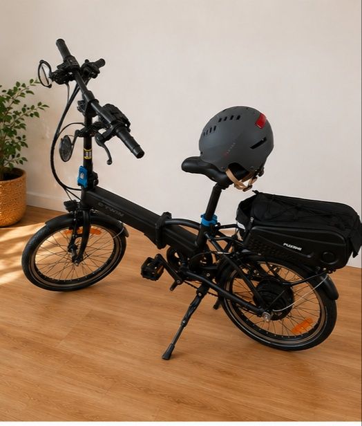 BTWIN Tilt 500E Elétrica Dobrável | Bateria Nova | Estado Impecável | Muitos Extras