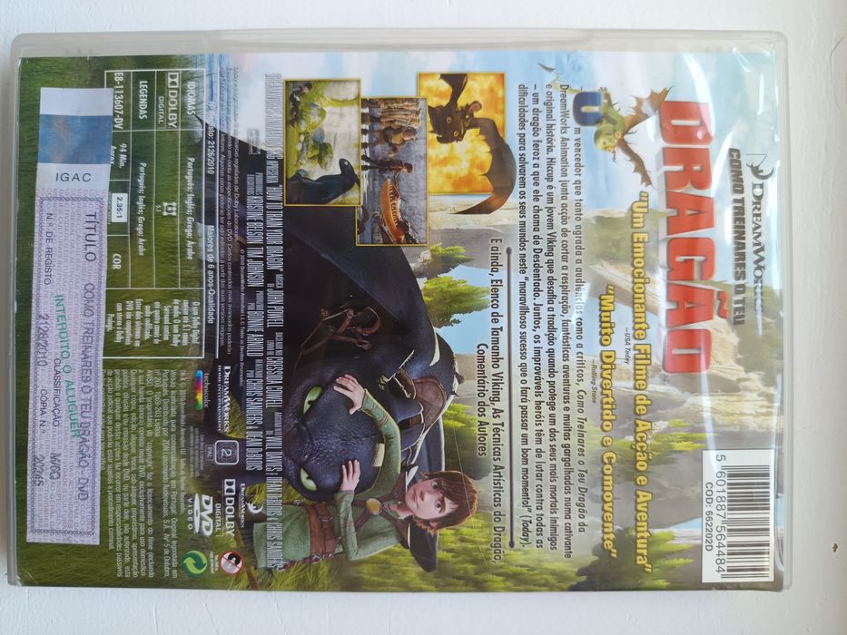 DVD dragão.        .64564134255235121