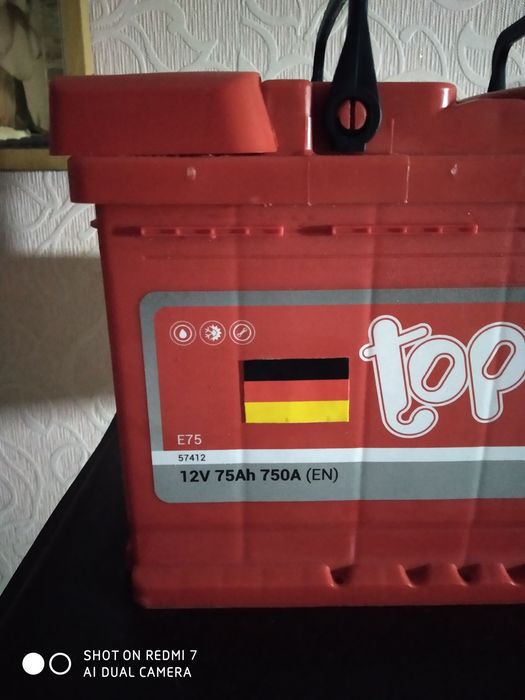 Акція!! Акумулятор Ford-Topla оригінал 75A 750 пускове 24р(новий)