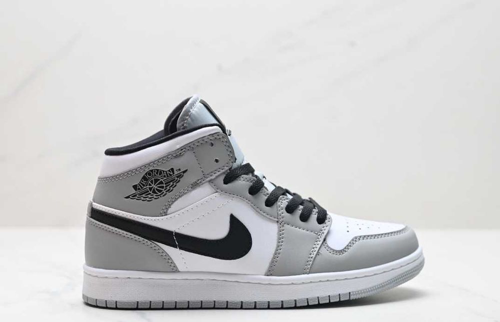Jordan 1 Mid Light Smoke Grey-Rozmiar  41