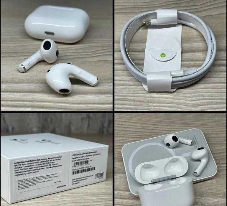 Навушники Топової якості Airpods 3 1в1