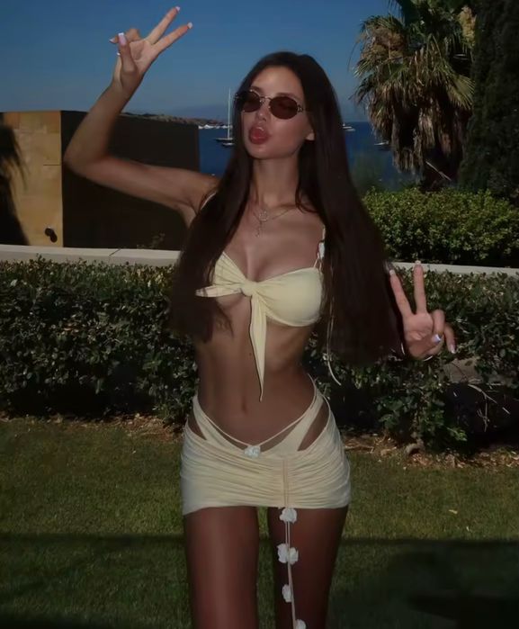 купальний з спідничкою