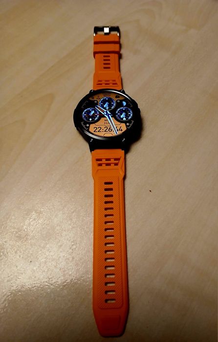 Smartwatch Gravity GT23-3 z rozmowami. SMS latarka paski.