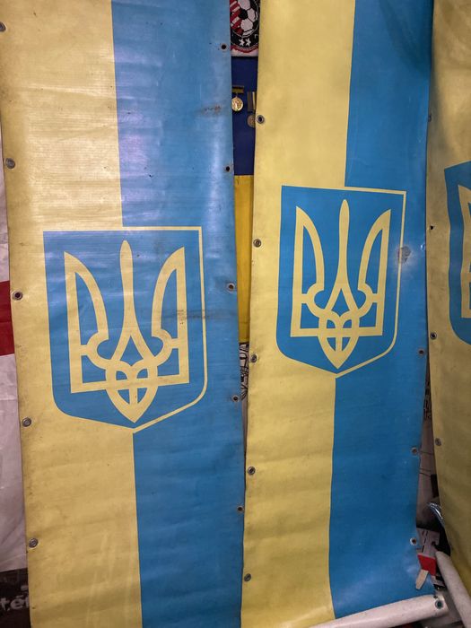 4шт  Банер.а 1.97 х 0.52см Прапор Украіни