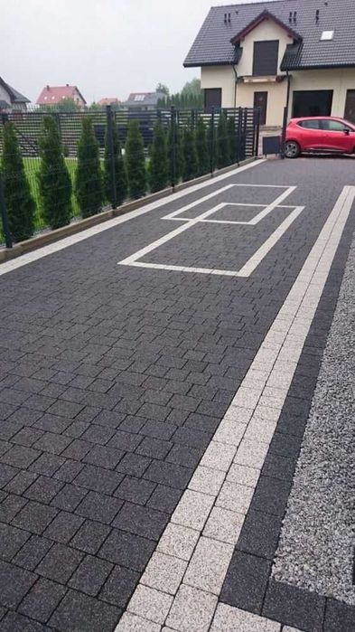 Brukarstwo Bruki Układanie kostki Tarasy kostka brukowa granitowa