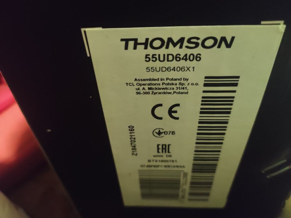 Телевізор Thomson 55" 4K