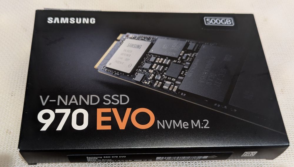Dysk M.2 NVMe Samsung 970 Evo 500 GB