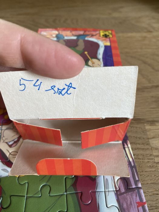 Mini puzzle dzwonnik z notre dam lata 90 kolekcjonerskie