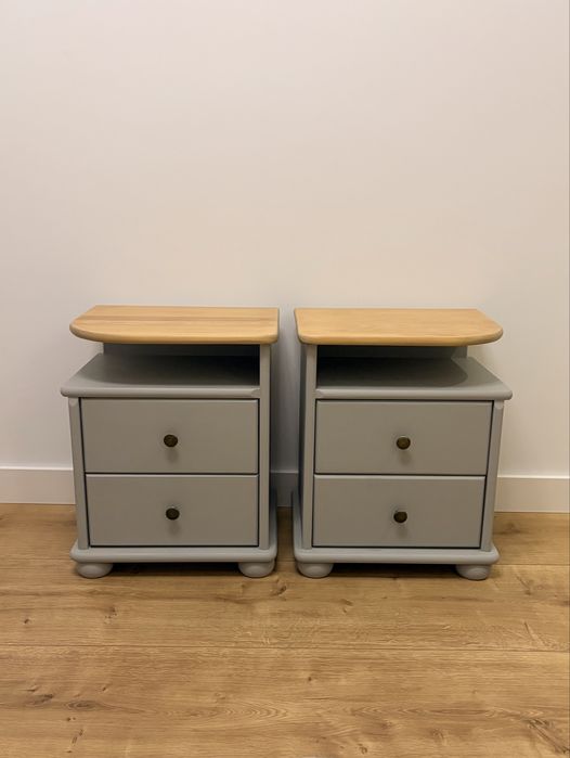 100% drewna sosnowego szafki nocne stoliki