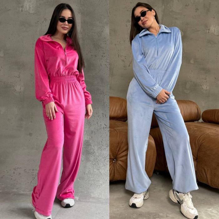 ‼️Велюровий комбінезон. ОПТ та роздріб. Розм: 42-44,46-48,50-52