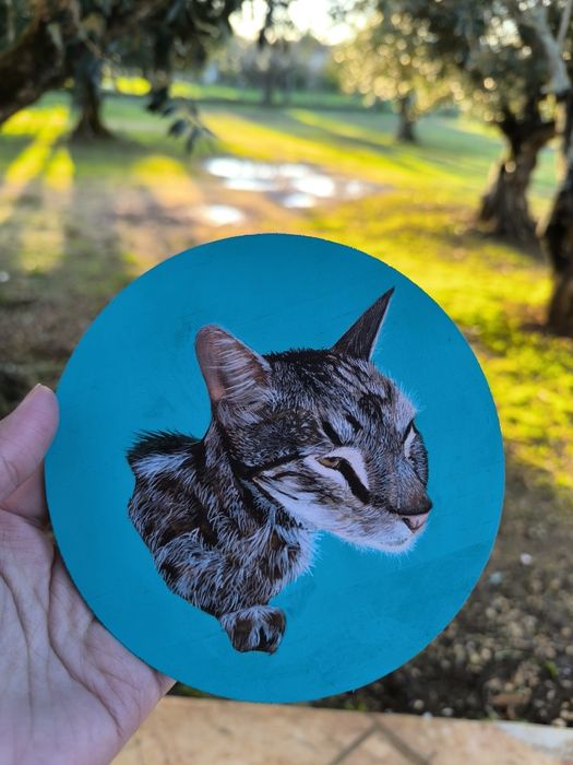 Quadros de pets feitos á mão