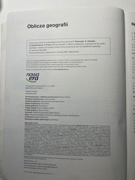 Oblicza geografii karty pracy ucznia 2