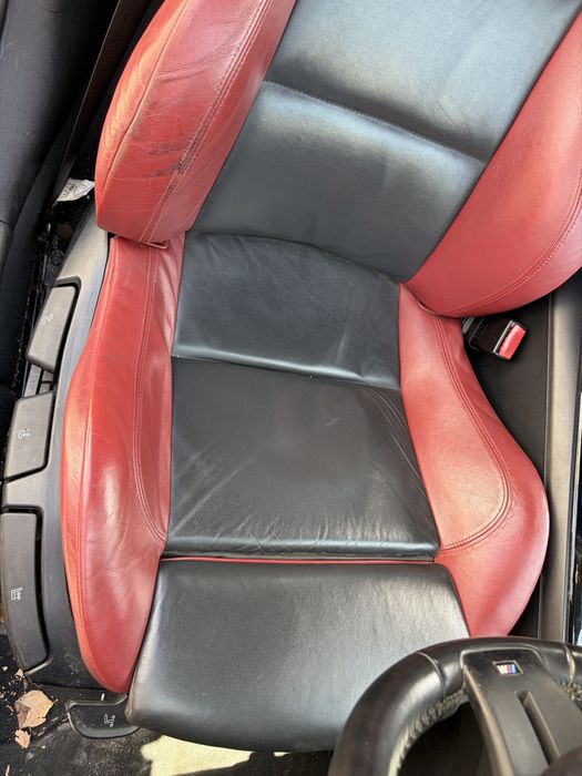 Fotele bmw z4 e85 lift Z4M skora sporty manualne M pakiet boczki grzane