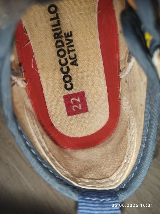 Buty do przedszkola na rzepy Coccodrillo